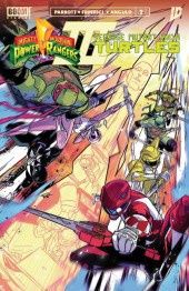 Mighty Morphin Power Rangers/Teenage Mutant Ninja Turtles Iii #2 K Foc Reveal Variant (Dressed  Carlini)
