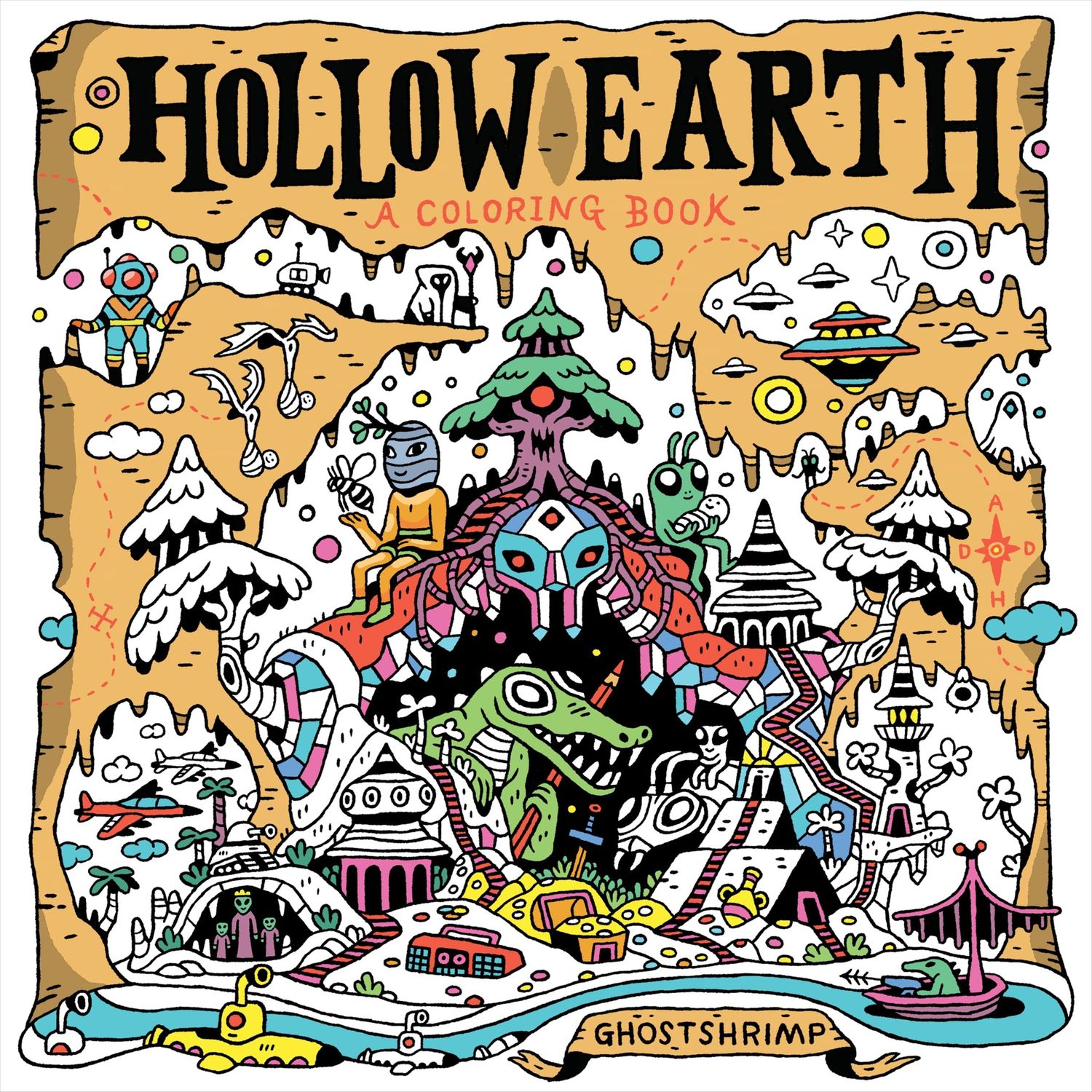 Hollow Earth: A Coloring Book