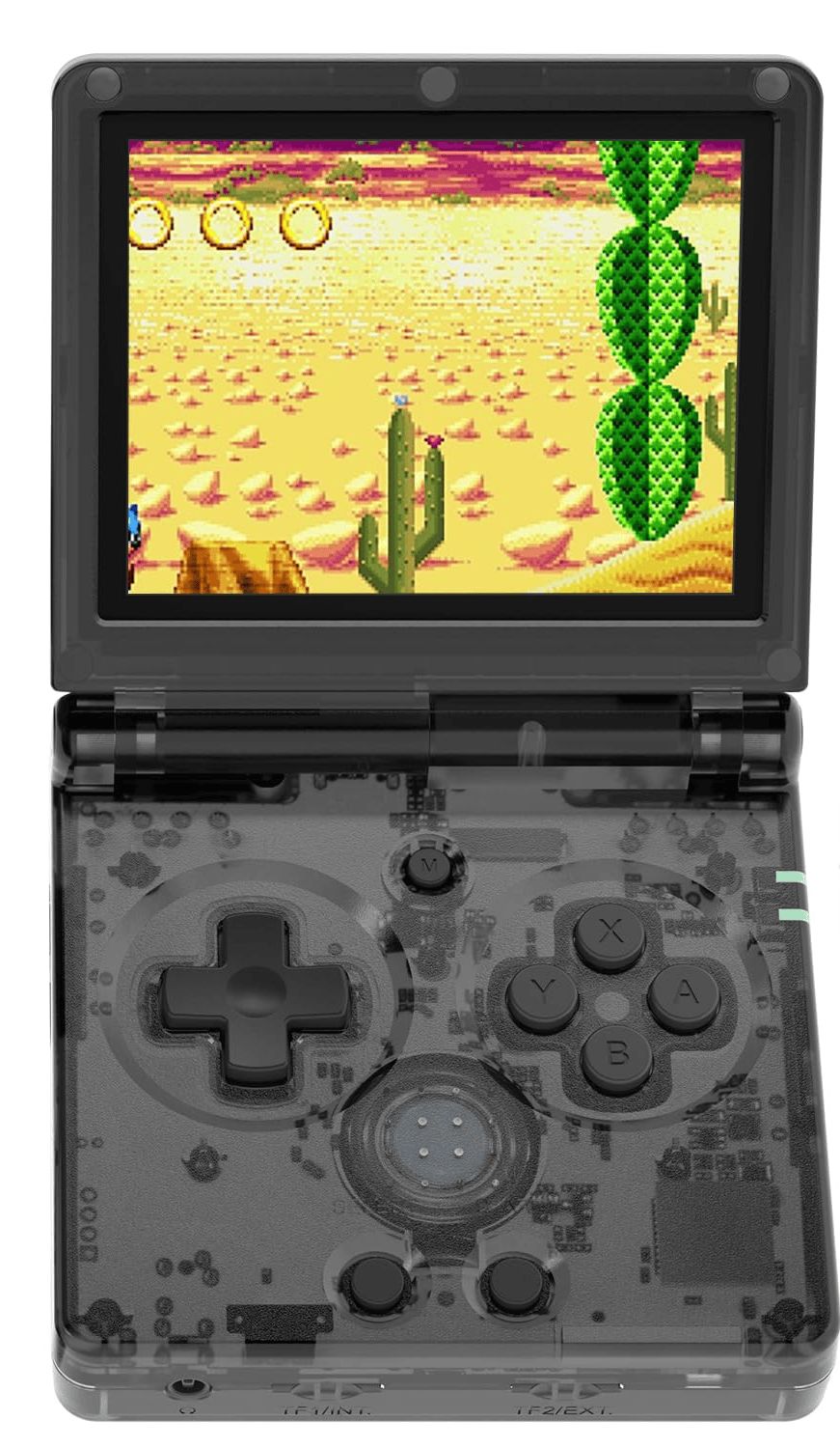 Anbernic RG35XXSP Retro Handheld Game Console (Transparent Black)