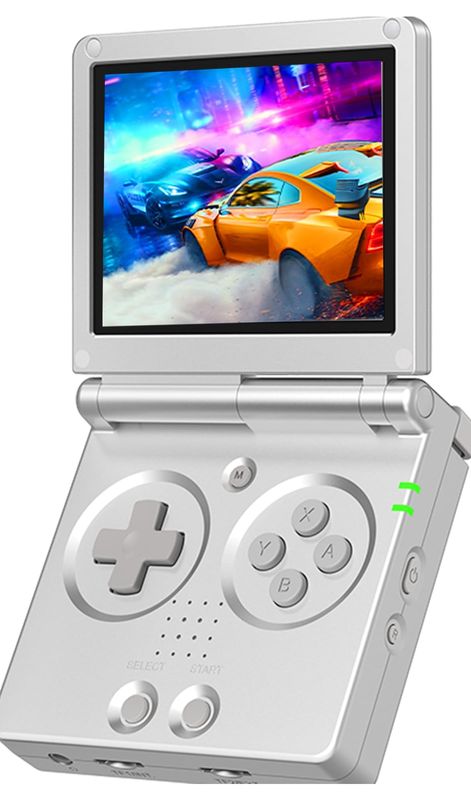 Anbernic RG35XXSP Portable Flip Retro Handheld Game Console (Silver)