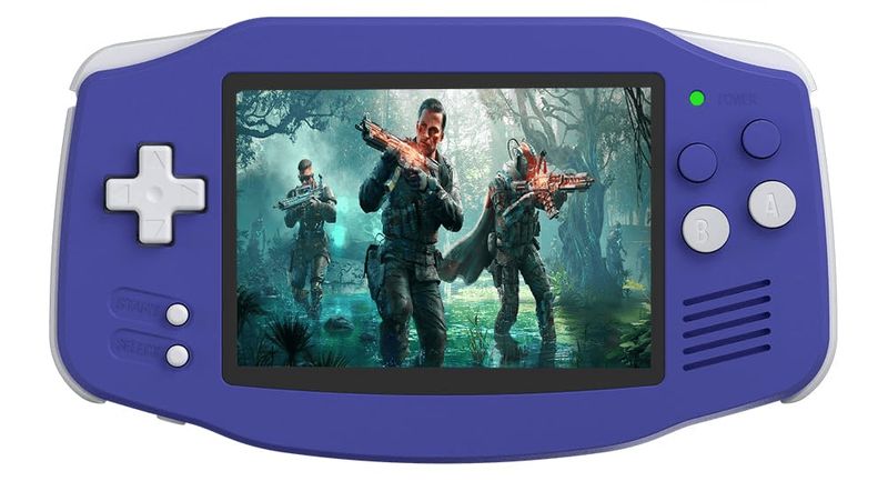 Anbernic RG 34XX Retro Handheld Game Console (Indigo)