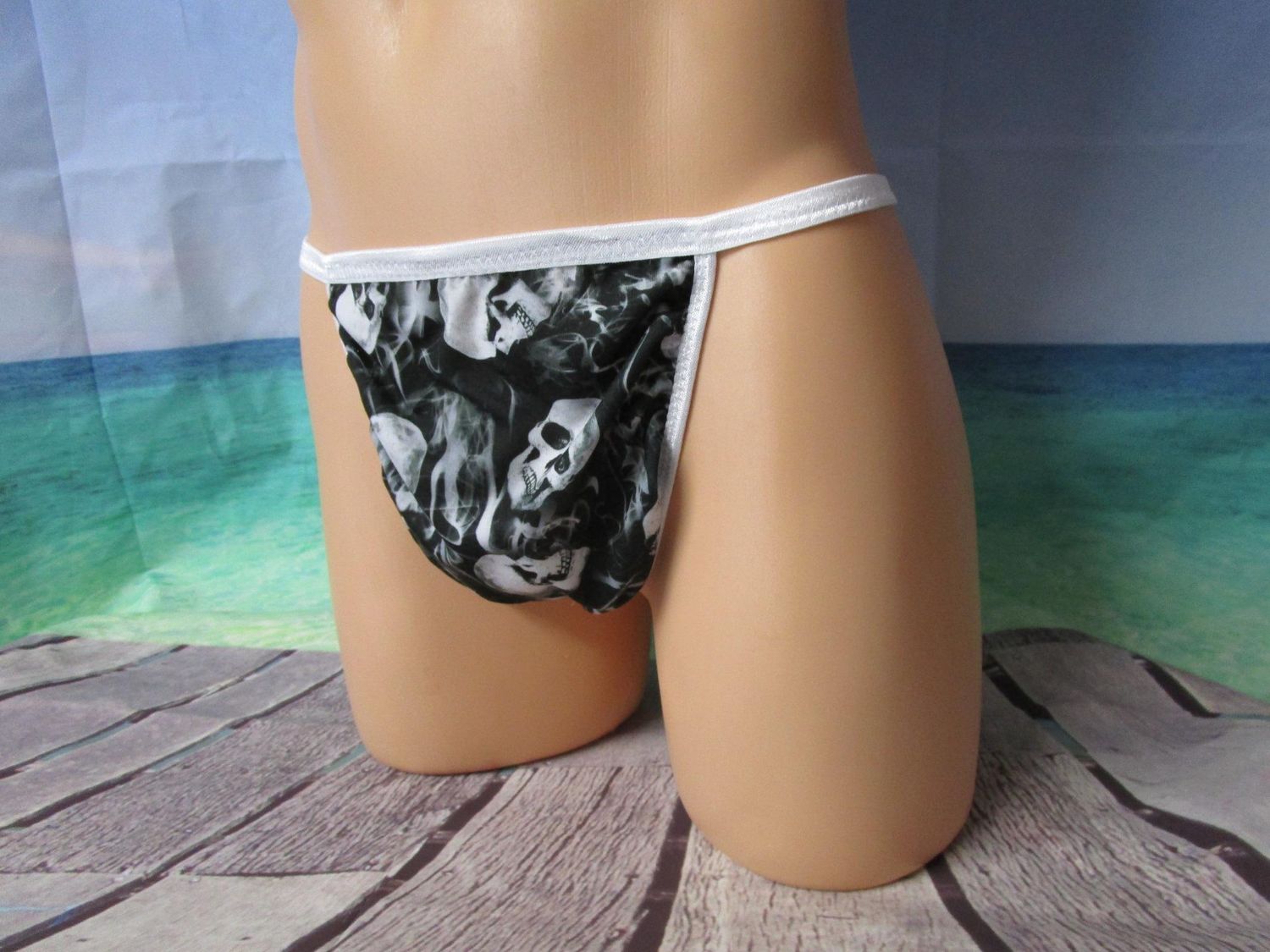 3 Pairs of G-Strings for Men, Fits Hip Size M 36-39&quot;