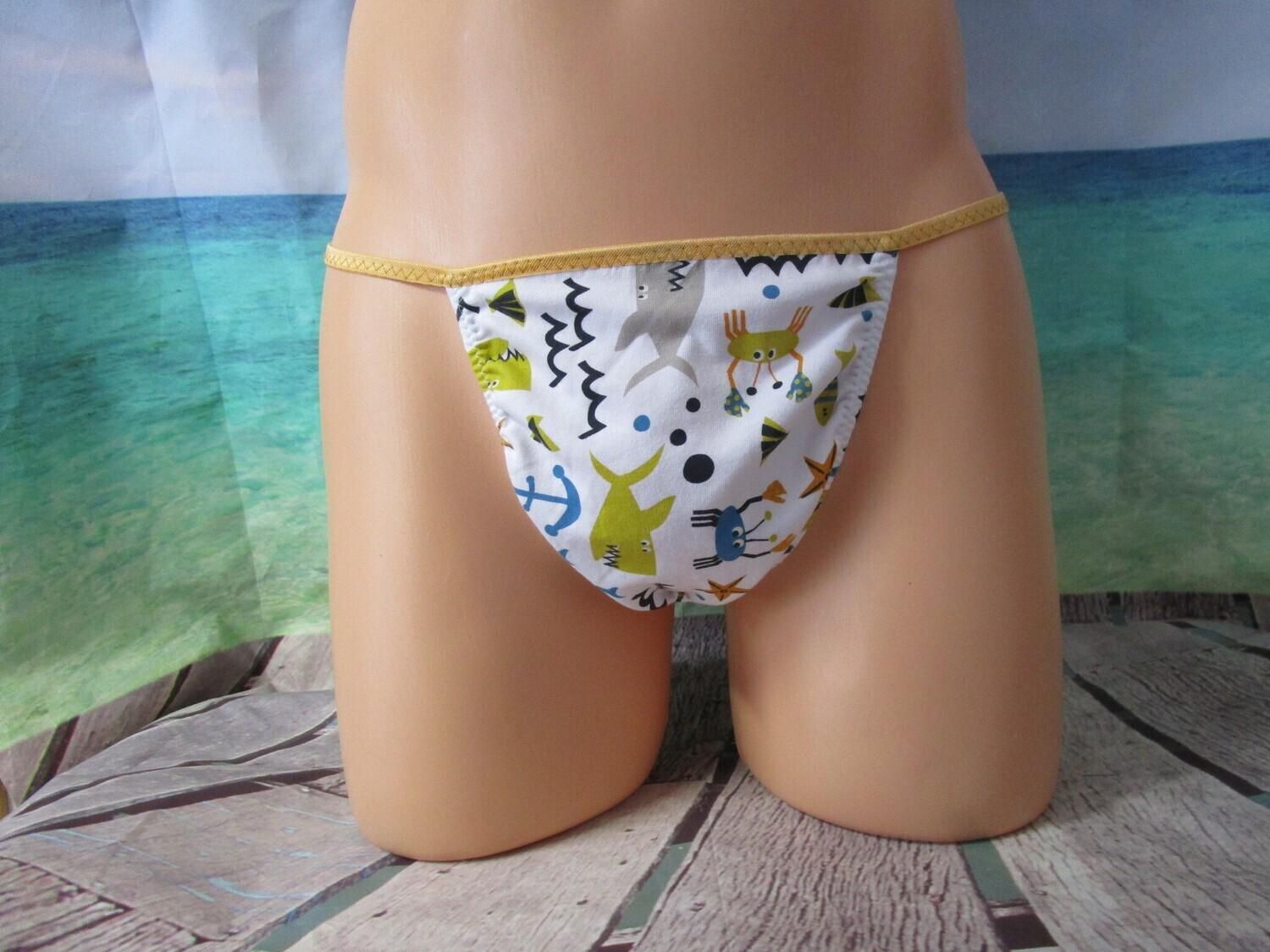 3 Pairs of G-Strings for Men, Fits Hip Size M 36-39&quot;