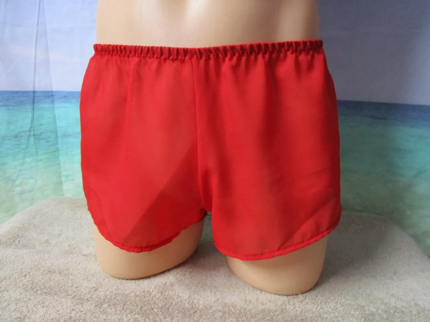 Chiffon Boy Cut Shorts, Semi Sheer, 2&quot; Inseam