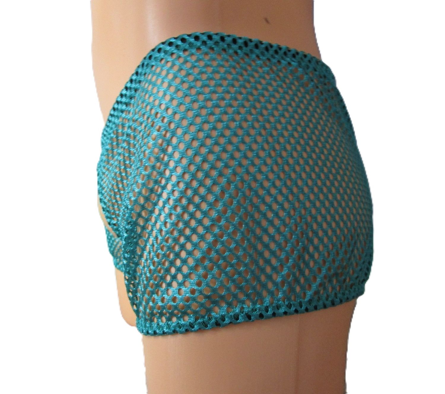 Athletic Nylon Medium Hole Mesh, Breathable Men&#39;s Boy Cut Shorts, 2&quot;Inseam.