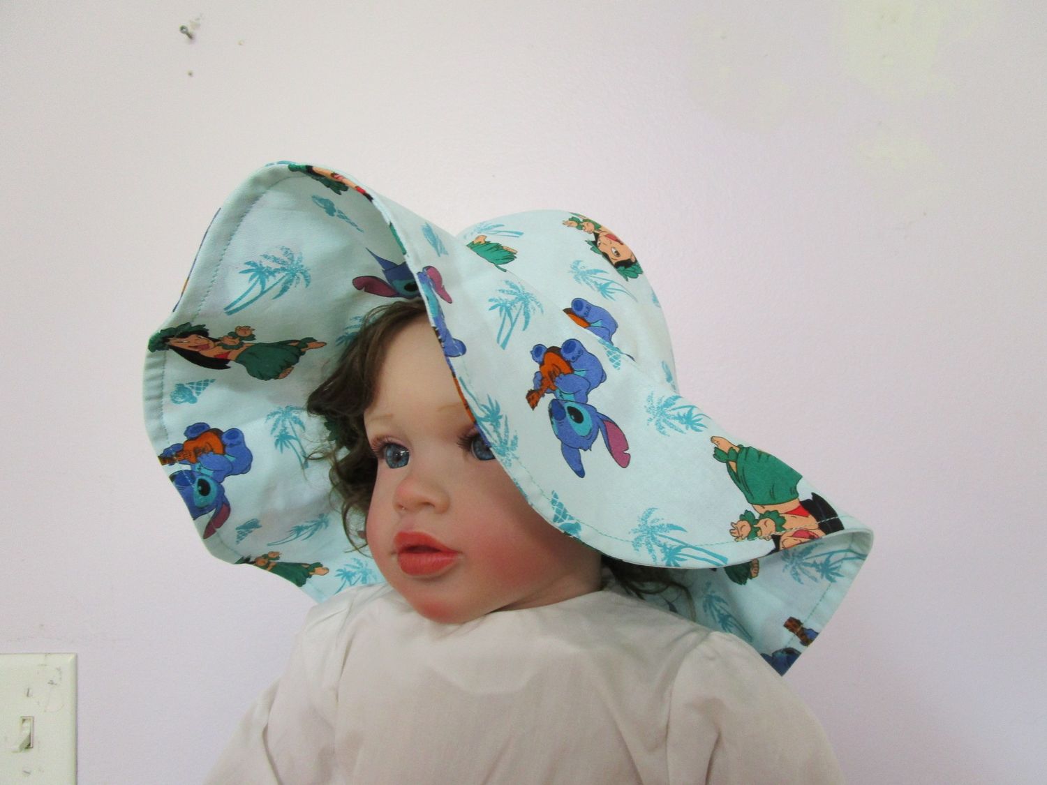 Children&#39;s Bonnet, Handmade Sun Hat, Toddler&#39;s Cap, Juvenile Cotton Sun Bonnet, Baby Shower gift, Tot&#39;s and Children