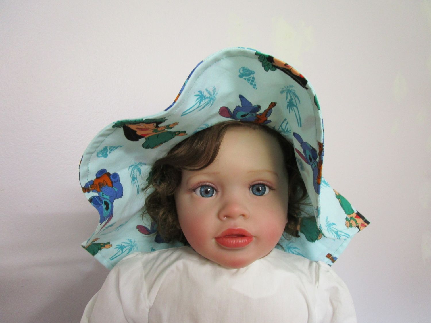 Children&#39;s Bonnet, Handmade Sun Hat, Toddler&#39;s Cap, Size Child Medium