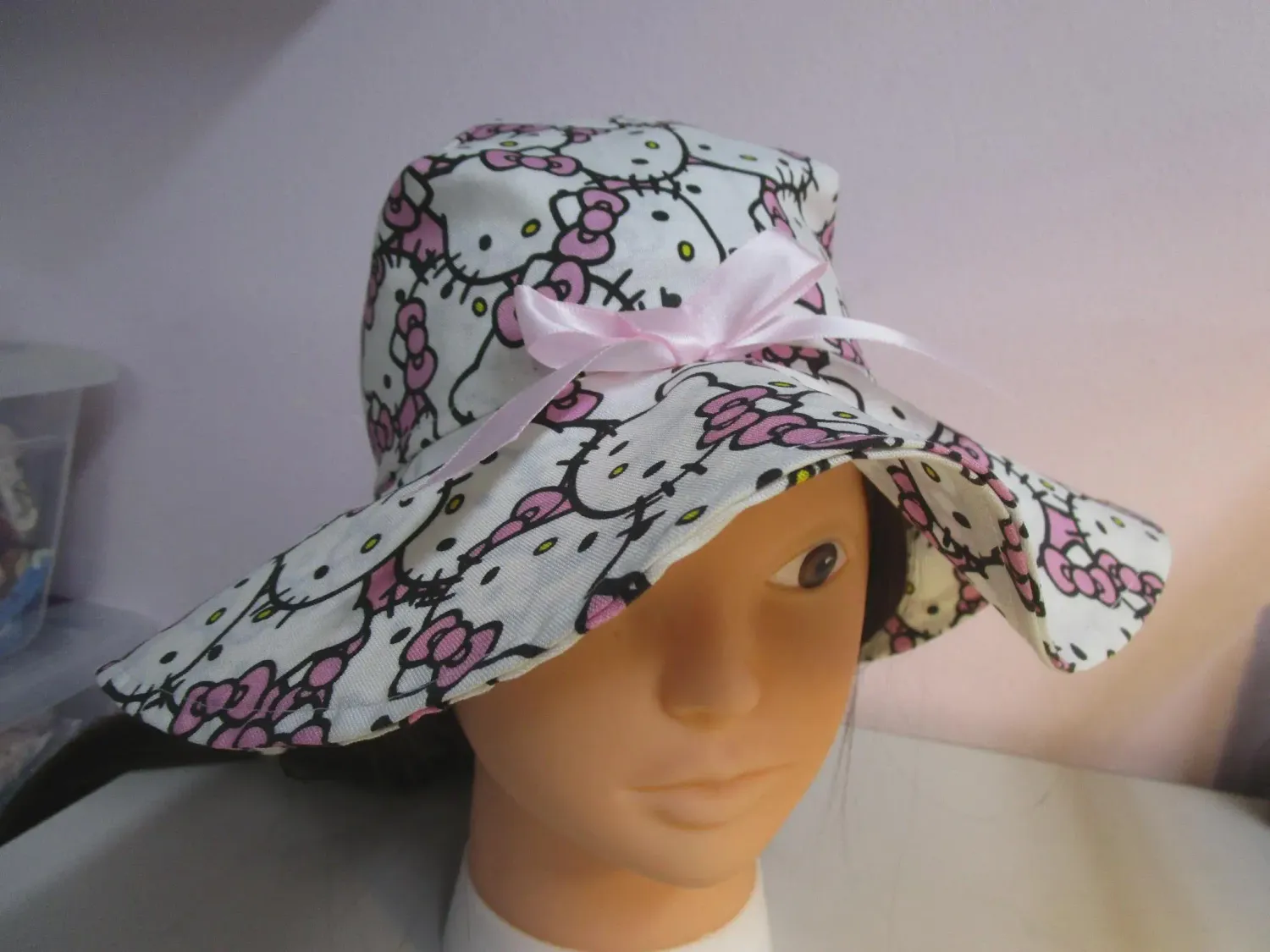 Children&#39;s Bonnet, Handmade Sun Hat, Toddler&#39;s Cap, Juvenile Cotton Sun Bonnet, Baby Shower gift, Tot&#39;s and Children - With Bow
