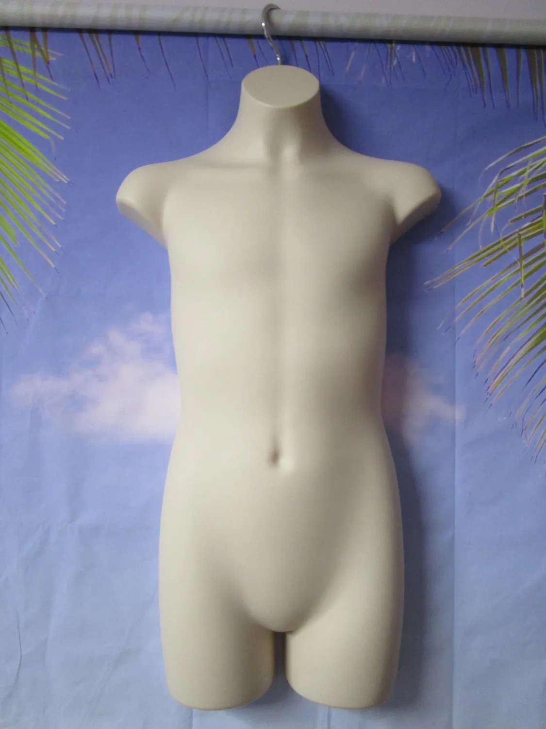Gently Used Hanging Front Torso Dress Form, Teen Mannequin