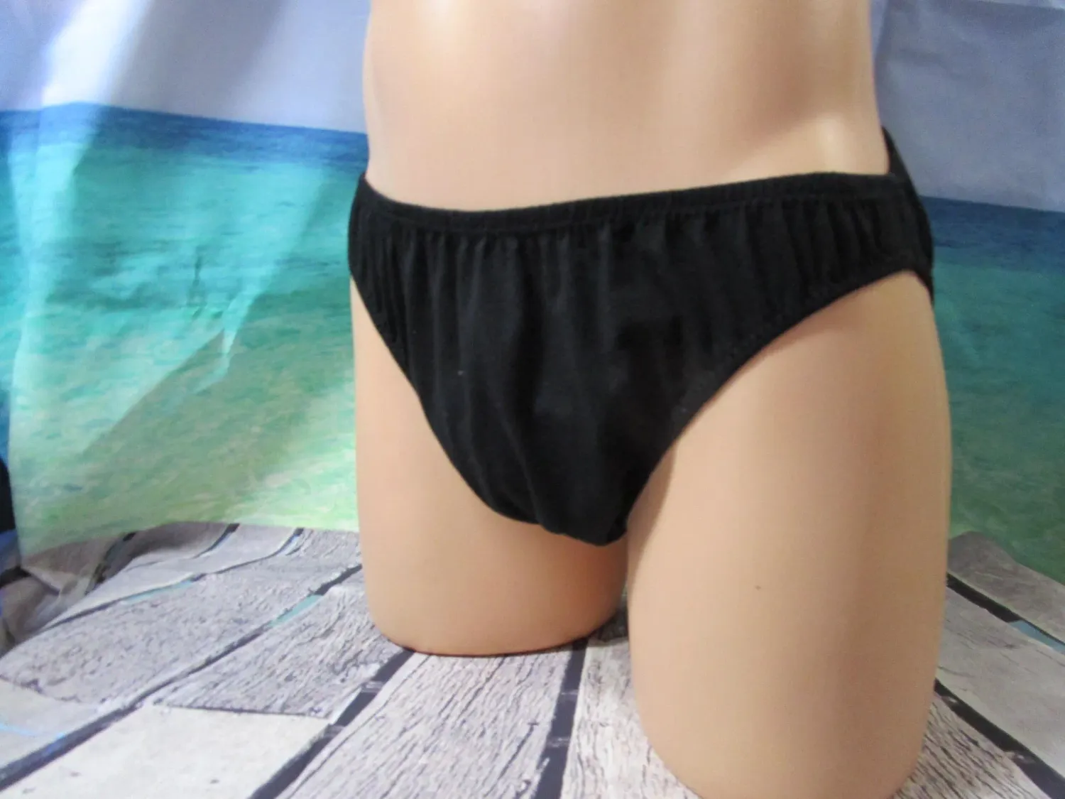Brushed Knit Bikini, Medium Man Front