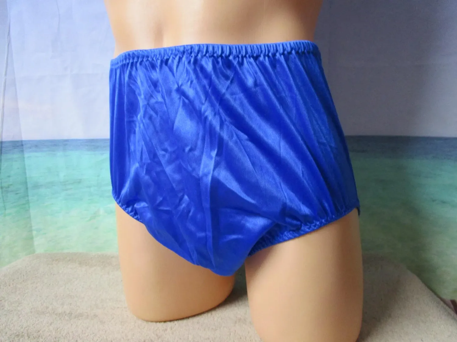 Nylon Tricot, High Waist Panties, 12&quot; Sides 9-10&quot; Crotch