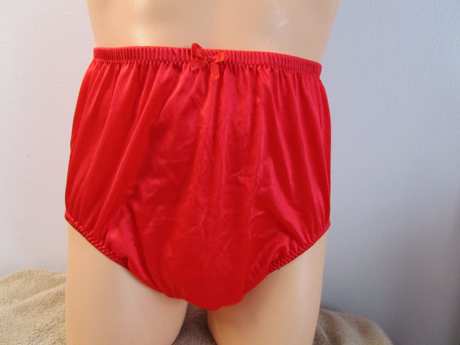 Nylon Tricot, High Waist Panties, 10&quot; Sides 9-10&quot; Crotch