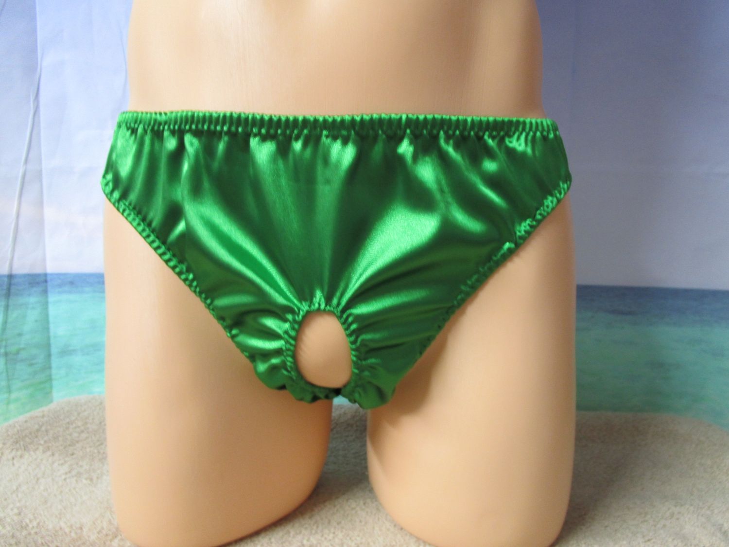 Satin Bikini, Man Panties, Crotchless Panty