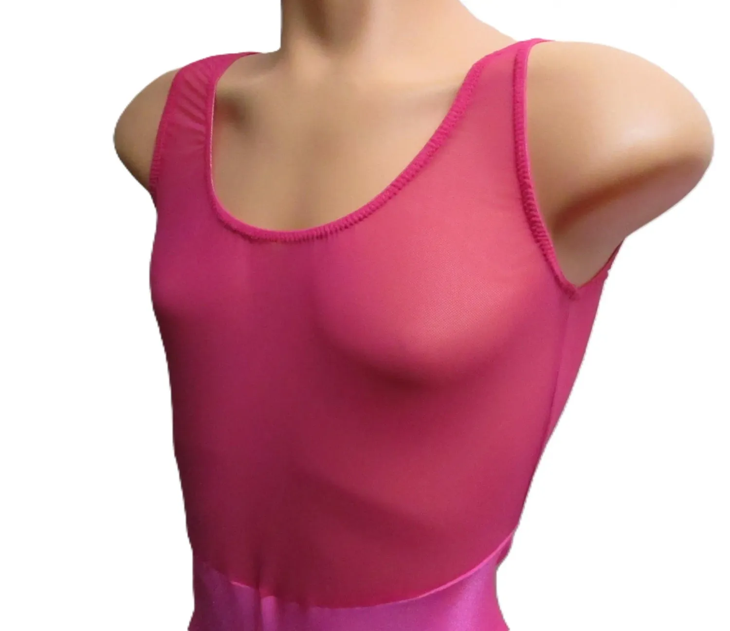 Nylon Spandex &amp; Mesh Upper Mens Unitard, Leotard, Biketard, Singlet