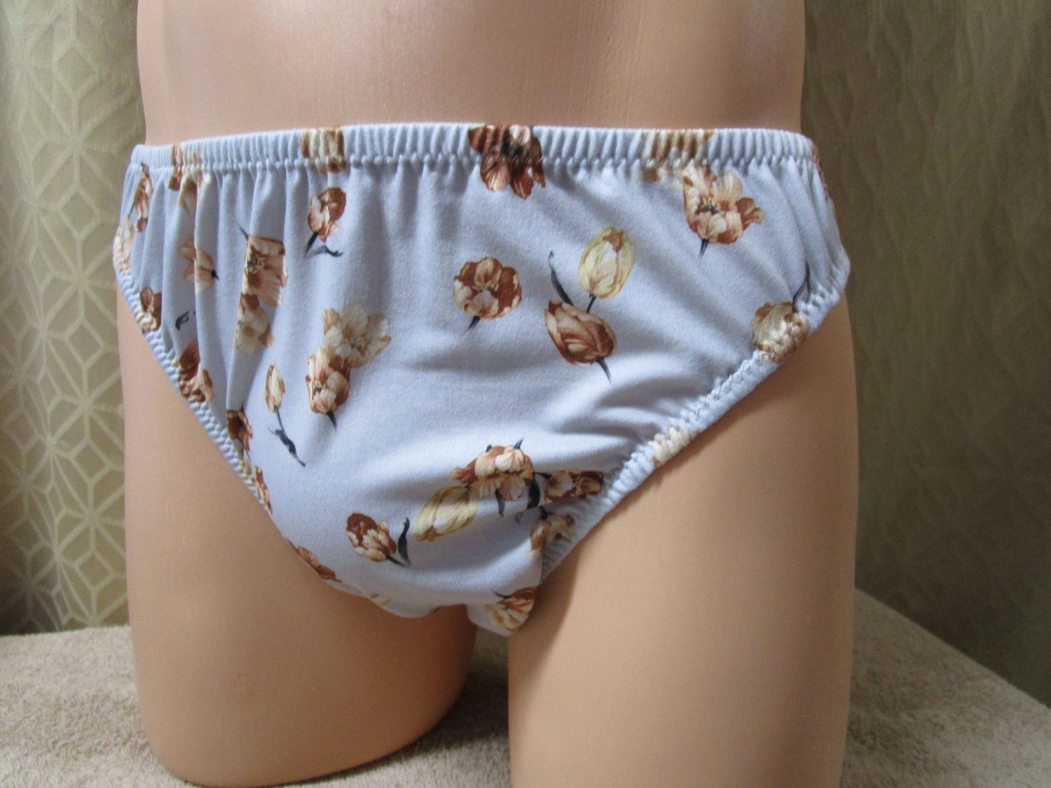 Brushed Knit Prints Bikini, Medium Man Front