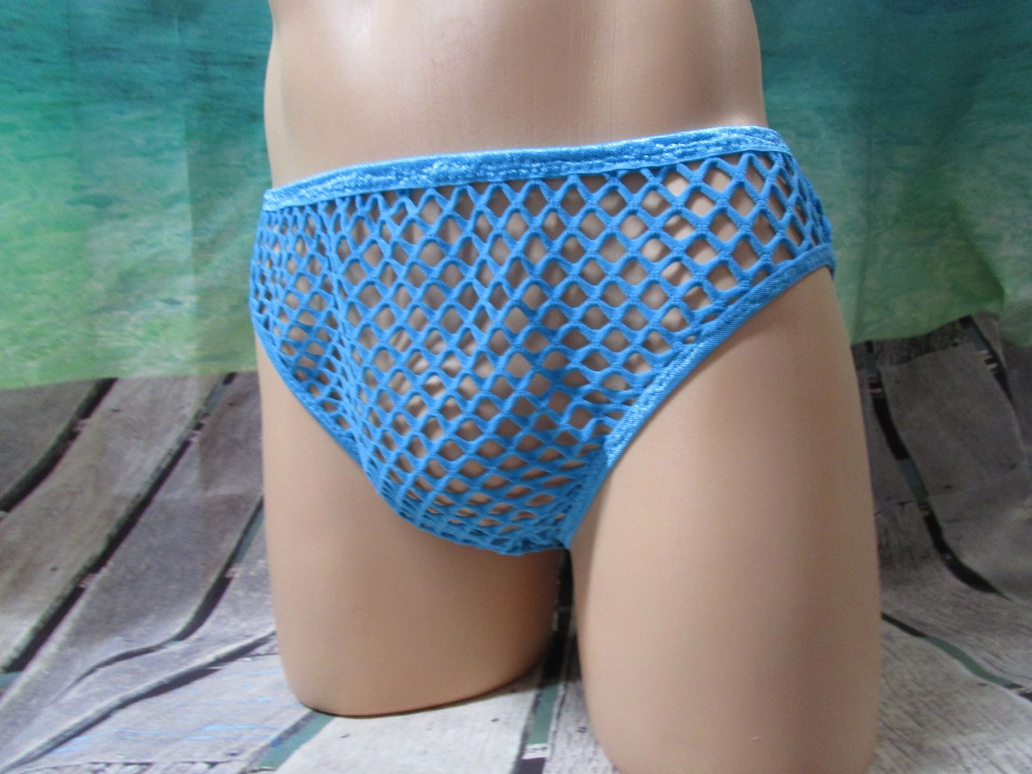 Cabaret Mesh Bikini, Medium Man Front, FOE Trim