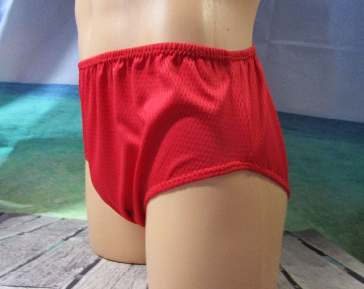 Coolmax-Dimple Mesh Brief, Medium Man Front