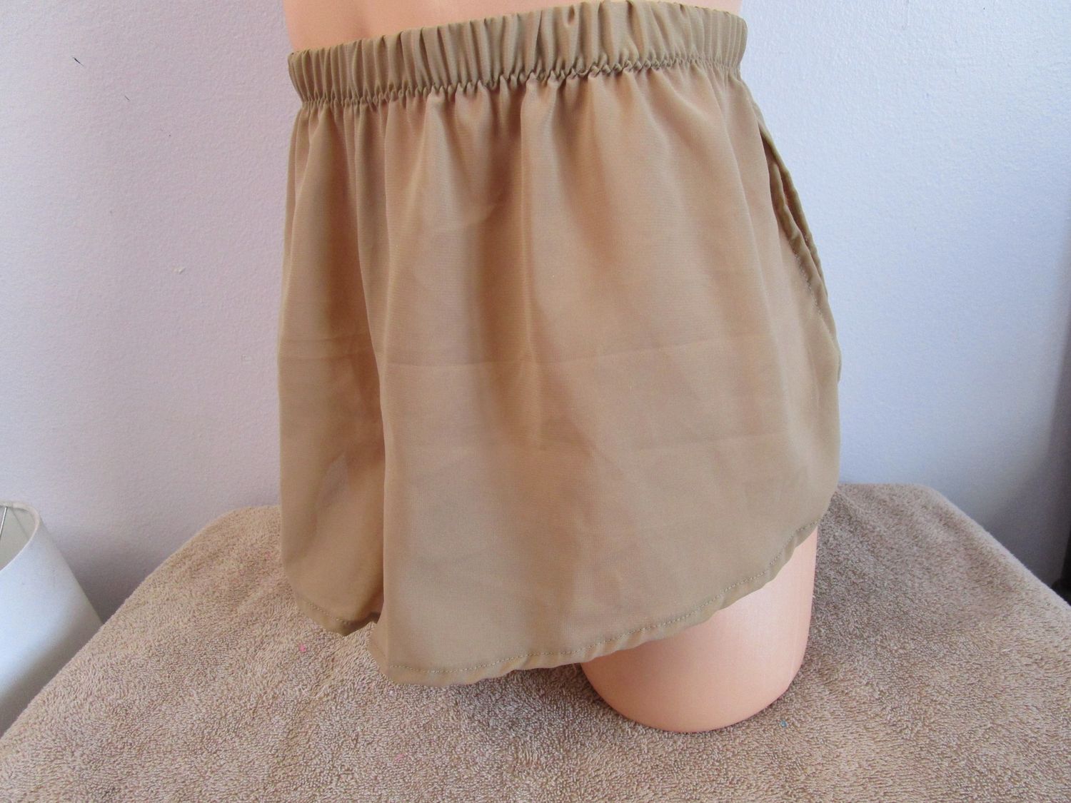 Chiffon Open Side Shorts, 1.5 - 3&quot; Inseam