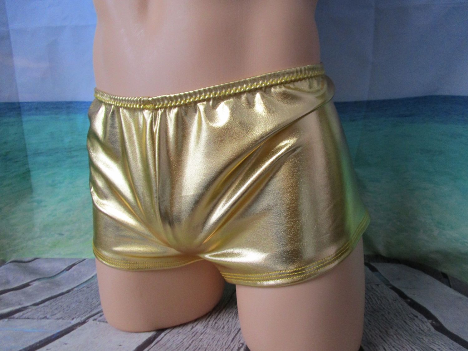 Faux Leather Boy Cut Shorts, 2 inch inseam
