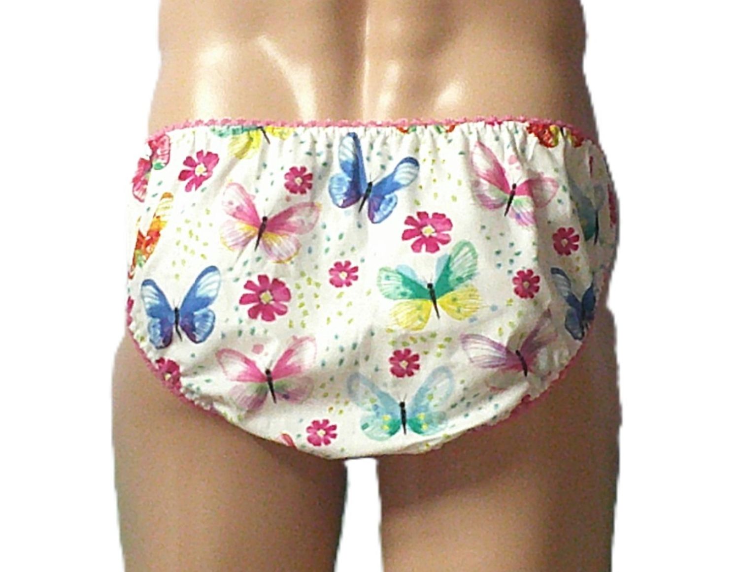 Juvenile Cotton French Cut High Cut, Medium Man Front, Picot Trim