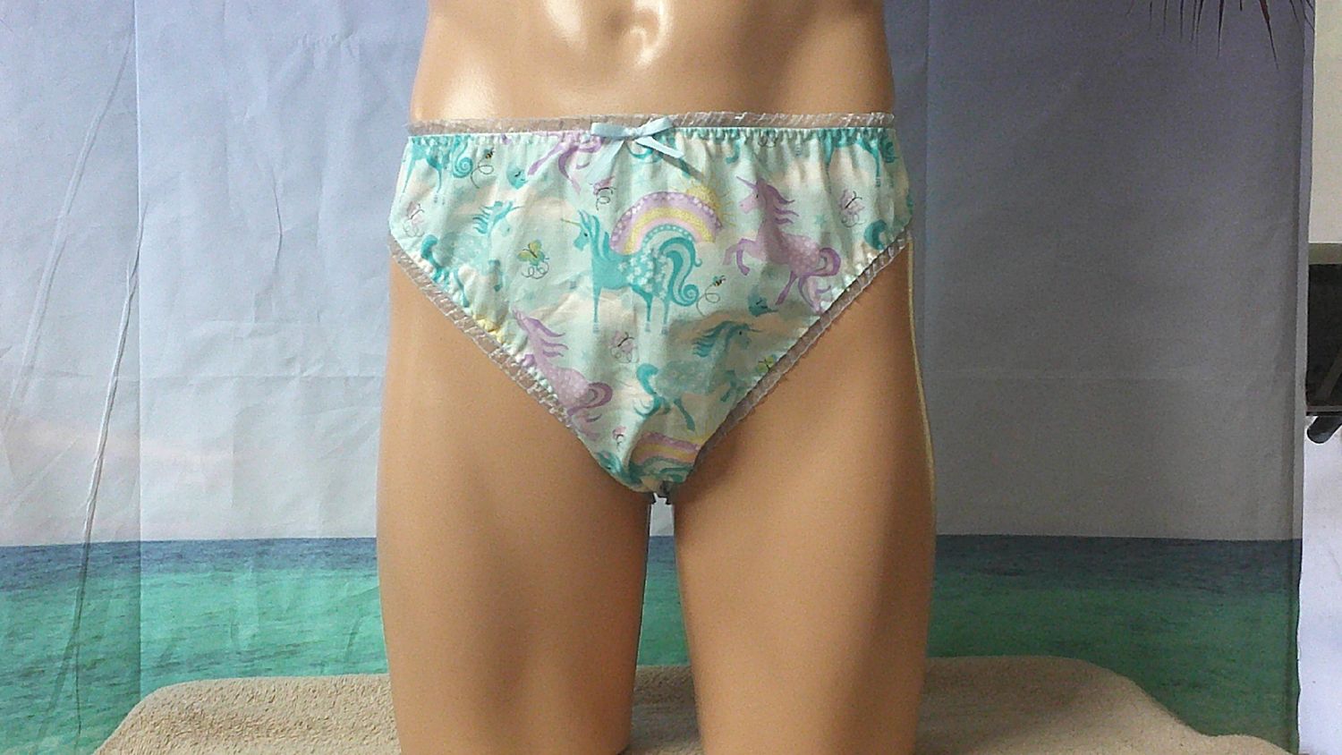 Juvenile Cotton French Cut High Leg, Medium Man Front, Ruffled Trim