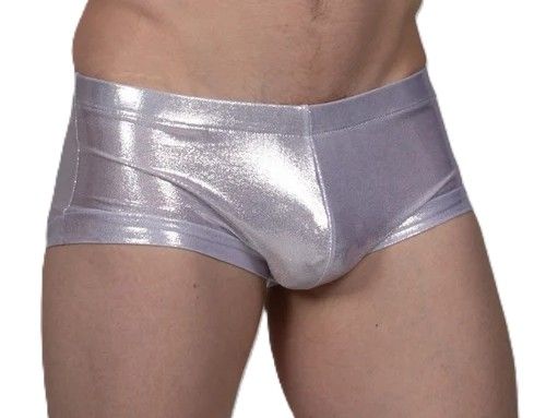Metallic Dot Spandex Boy Cut Shorts