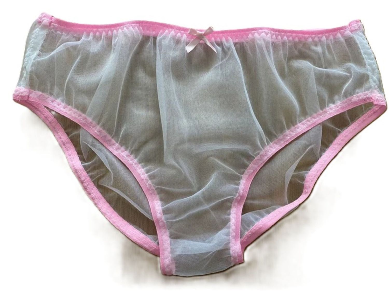 Chiffon Hipster Man Panty with FOE Trim