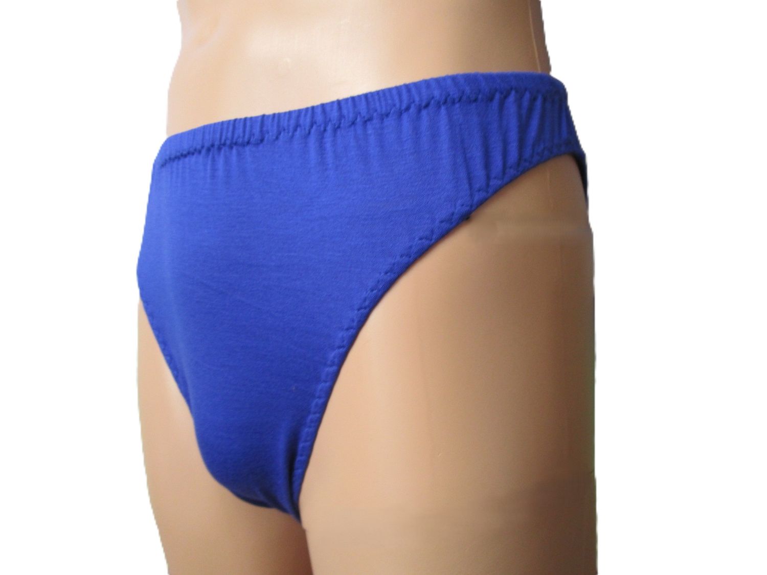 Cotton Knit Lace French Cut High Leg