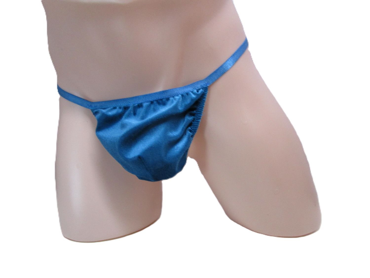 Velvet-Crushed Panne Men&#39;s G-String