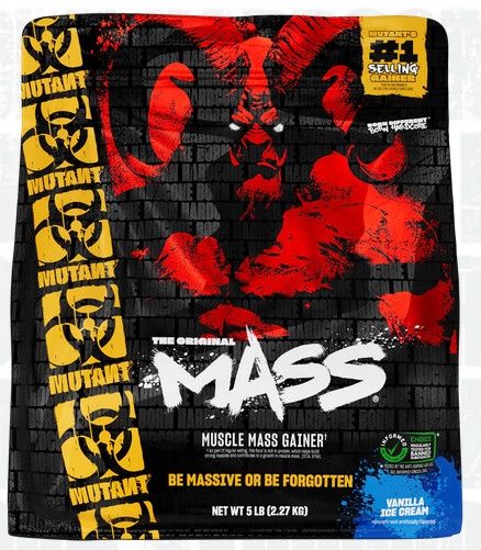 Mutant Mass - 5lb Mutant Mass - 5lb, Vanilla Ice Cream: Vanilla Ice Cream