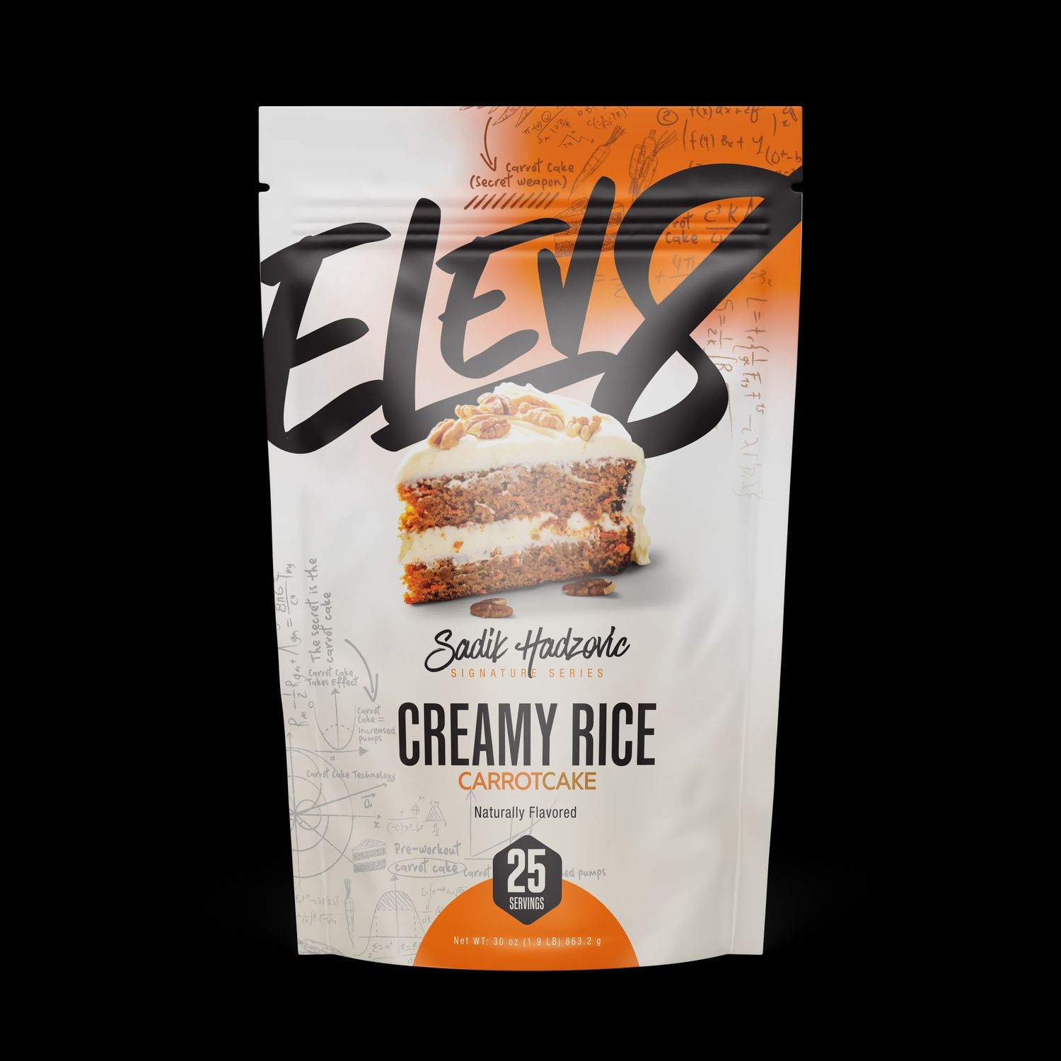 Elev8 Creamy Rice Elev8 Creamy Rice, Flavor: Carrot Cake