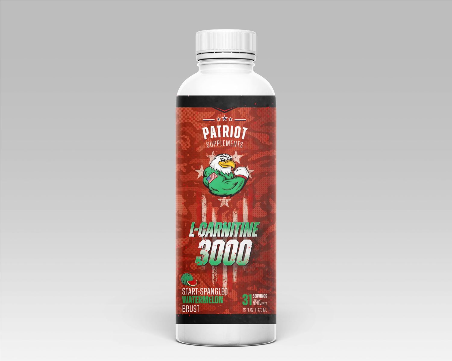 Patriot Supplements - L-Carnitine 3000, Flavor: Watermelon Burst