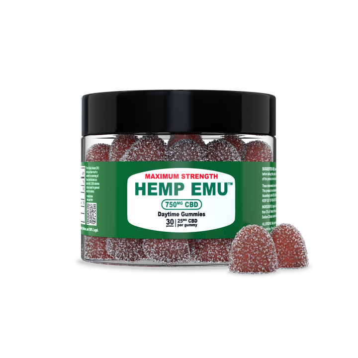 Hemp Emu - 750mg CBD Daytime Gummies