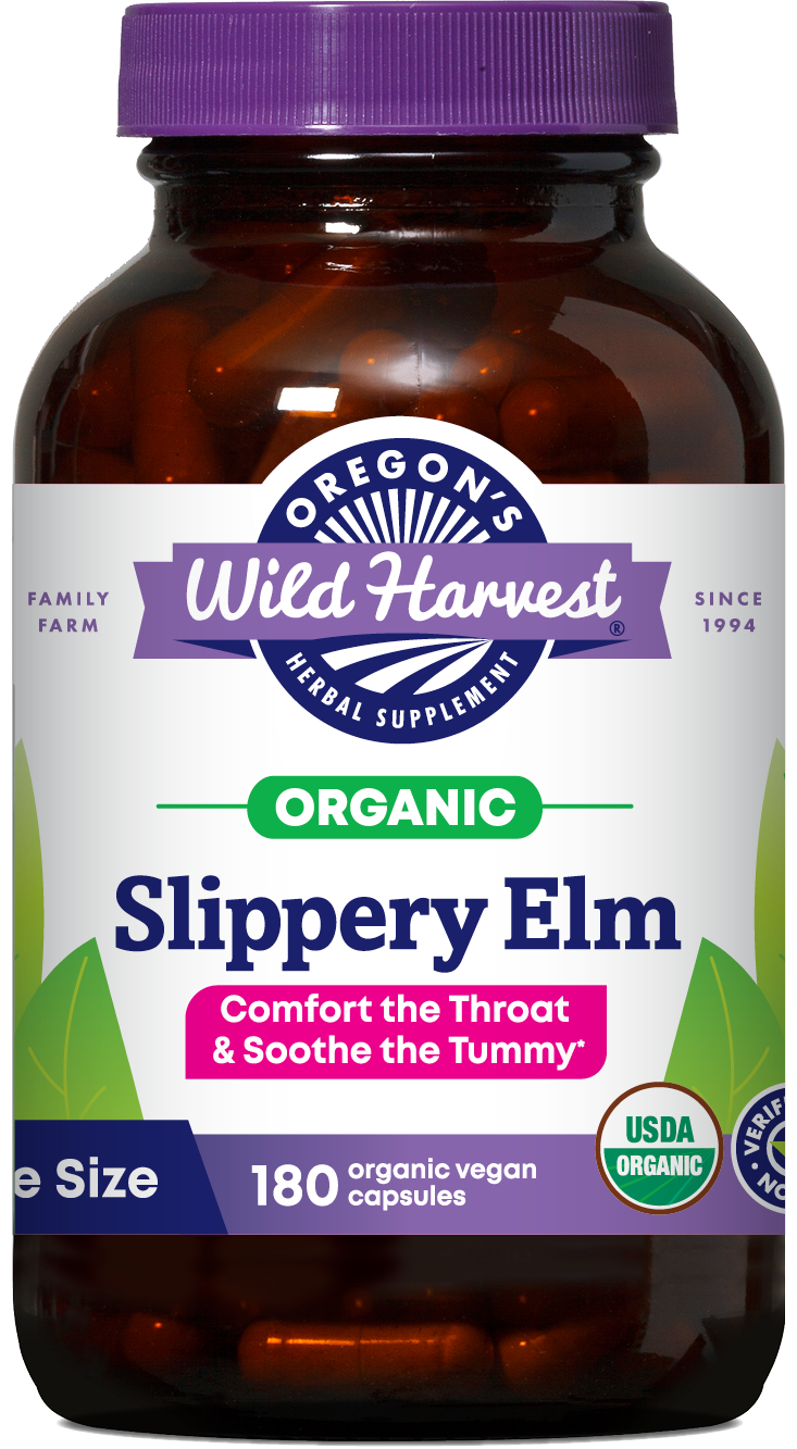 Oregon's Wild Harvest - Slippery Elm 180 Capsules
