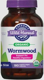 Oregon's Wild Harvest - Wormwood 180 Capsules