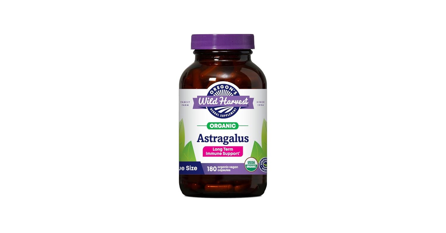 Oregon's Wild Harvest - Astragalus 180 Capsules