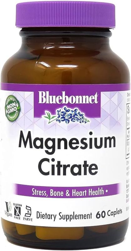 Bluebonnet - Magnesium Citrate 60 Capsules