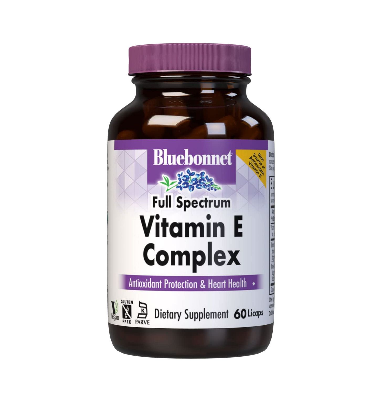 Bluebonnet - Vitamin E Complex 60 Caps