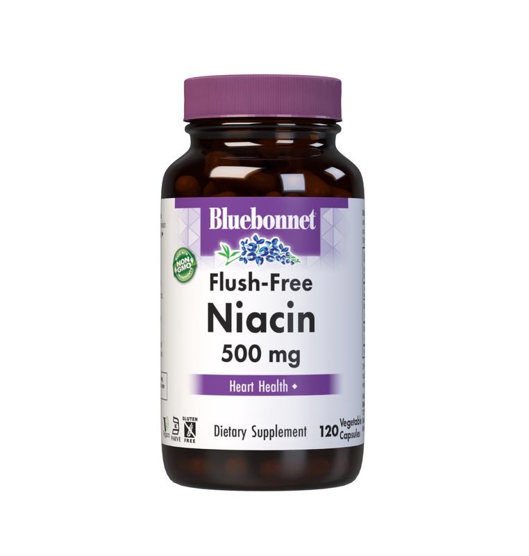 Bluebonnet - Niacin 500mg Flush-Free 120 caps