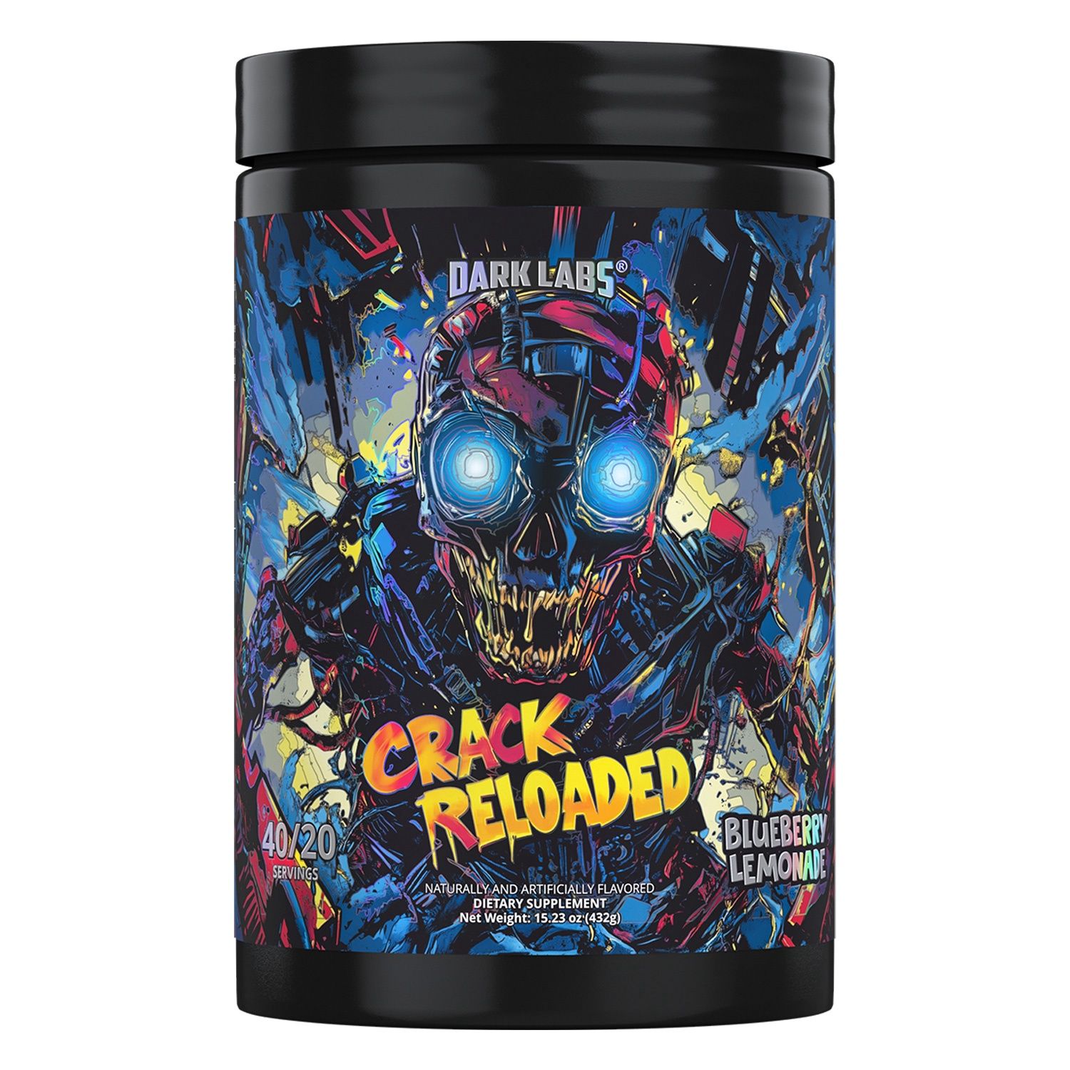 Dark Labs - Crack Reloaded, Flavor: Blueberry Lemonade