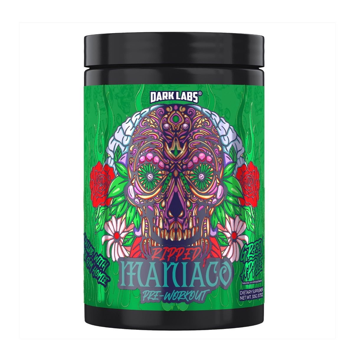 Dark Labs - Maniaco Pre, Flavor: Green Apple