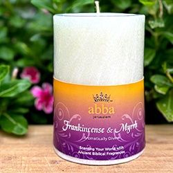 Frankincense &amp; Myrrh-Pillar Candle