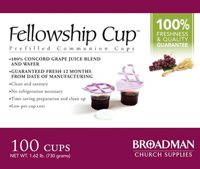 Communion-Fellowship Cup Prefilled Juice/Wafer (Box Of 100) (Pkg-100) JUICE WAFER