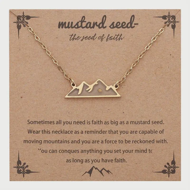 Mustard Seed Necklace-Mountain