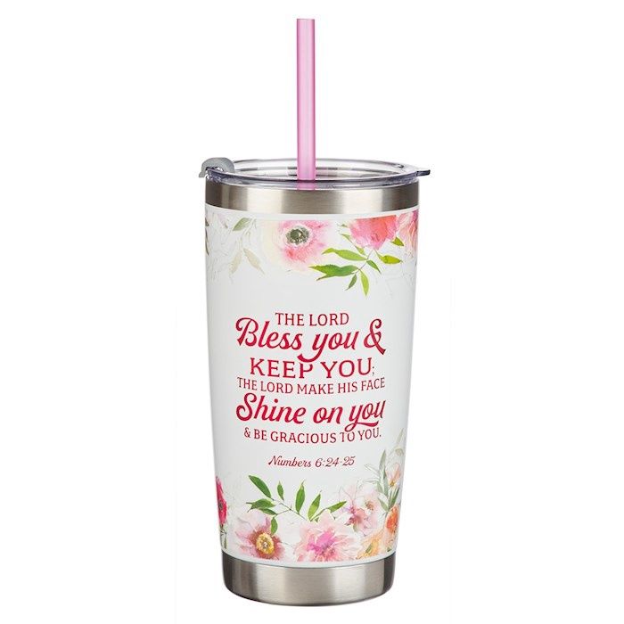 Travel Mug-Floral Mom Num 6:24-25