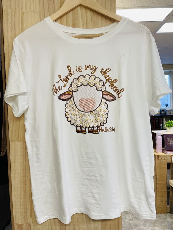 The Lord Is My Shepherd-White T-Shirt