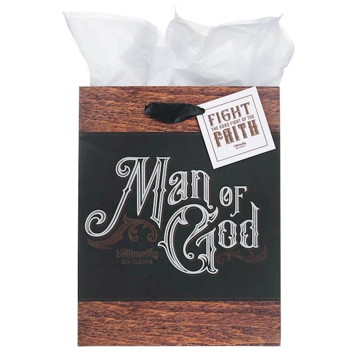 Gift Bag Medium-Man Of God 1 Tim 6:11
