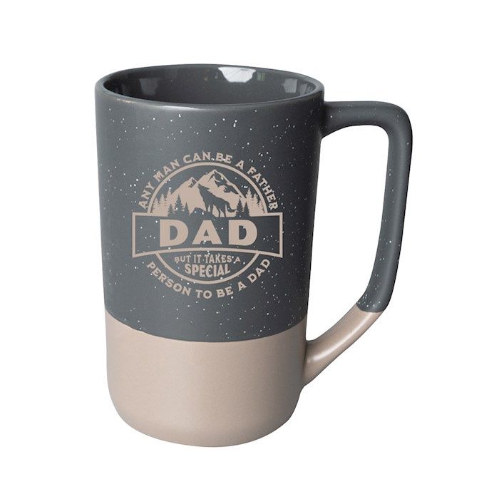 Designer Mug-Pebble-Any Man Can Be a Father