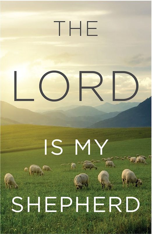 Tract-The Lord Is My Shepherd (KJV) (Redesign) (Pack Of 25) (Pkg-25) Large Print