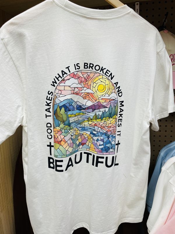WOMENS T-SHIRT BEAUTIFUL 100% COTTON WHITE